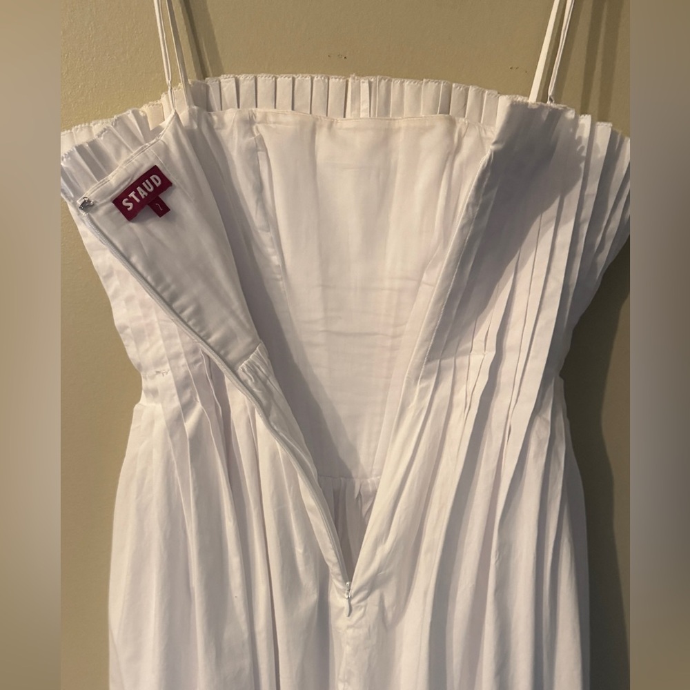 NEW STAUD mini bella dress in white - Picture 13 of 13